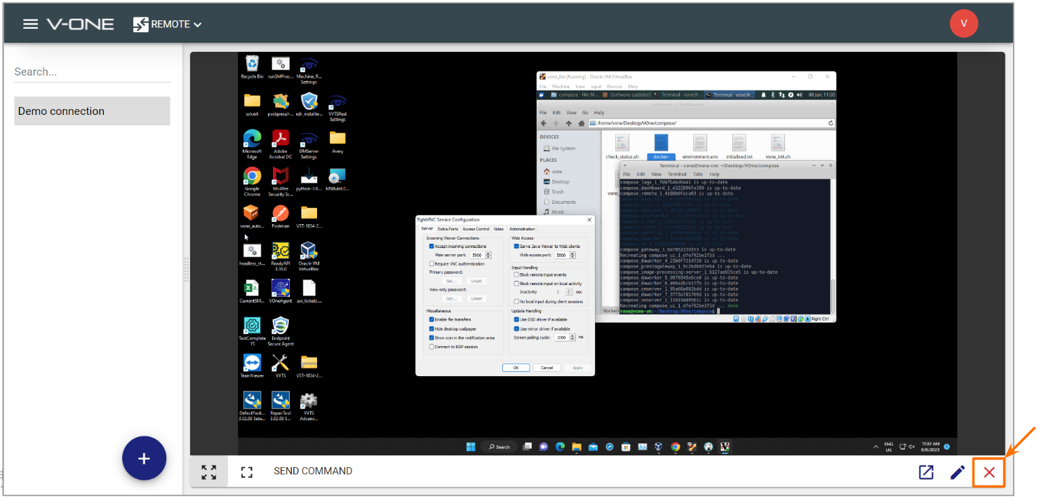 Remote Session Desktop Icon Remote | V-ONE